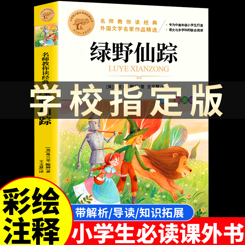 抖音同款绿野仙踪三年级课外书籍