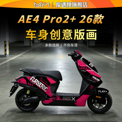 适用26款极核AE4PRO2+拉花贴纸