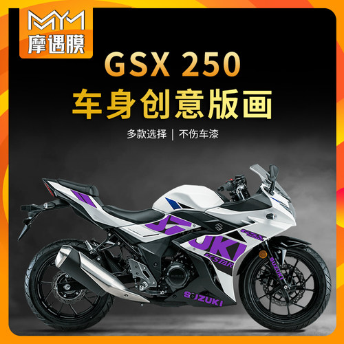 适用铃木GSX250贴纸车身拉花