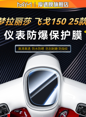 适用于23/24款南方梦拉丽莎飞戈150/250仪表钢化膜贴纸摩托车贴膜
