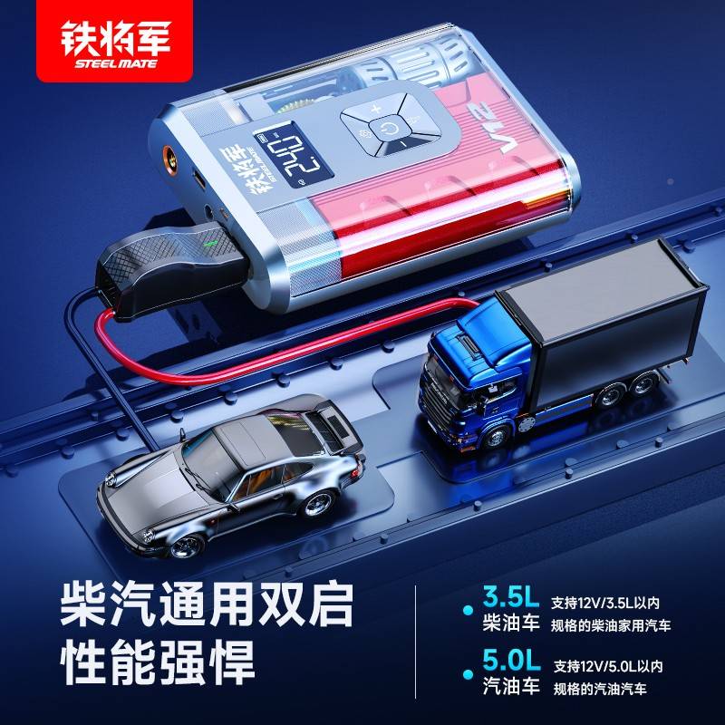 气将汽车应电电打机Al铁l小车源电军瓶动急强起打启火39651搭神载