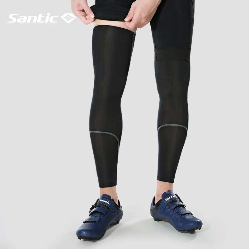Santic森地客 防晒腿套男女跑步护腿自行车骑行装备户外运动护膝