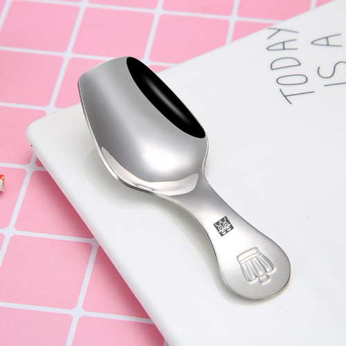 304不锈钢甜品勺子调羹汤勺