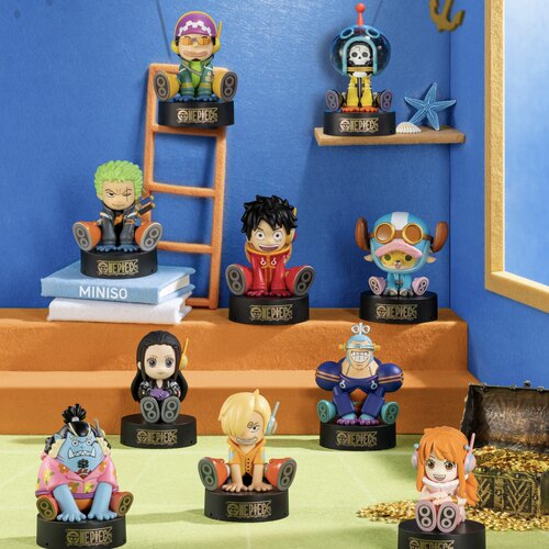现货 MINISO名创优品One Piece航海王系列香薰手办盲盒摆件潮玩