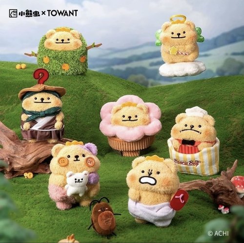 小熊虫我的人生剧本盲盒毛绒潮