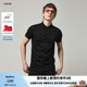 修身 夏季 版 黑色翻领暗提花短袖 RARE威雅男装 Polo衫 奥莱