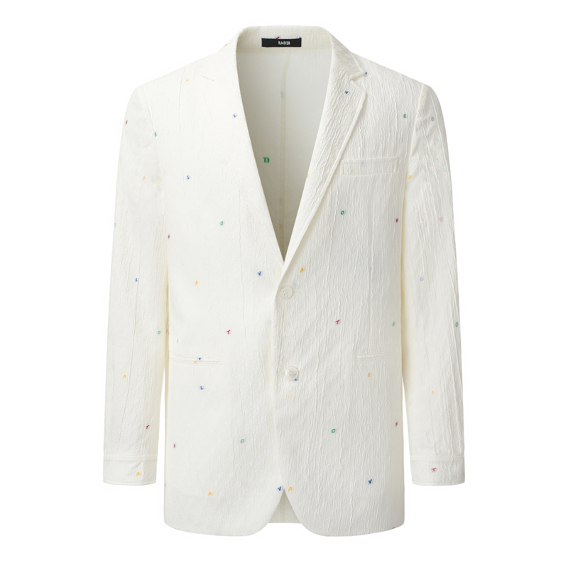 威雅西服RARE彩色字母