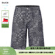 男士 提花牛仔套装 经典 修身 RARE威雅男裤 牛仔短裤 奥莱outlets夏季