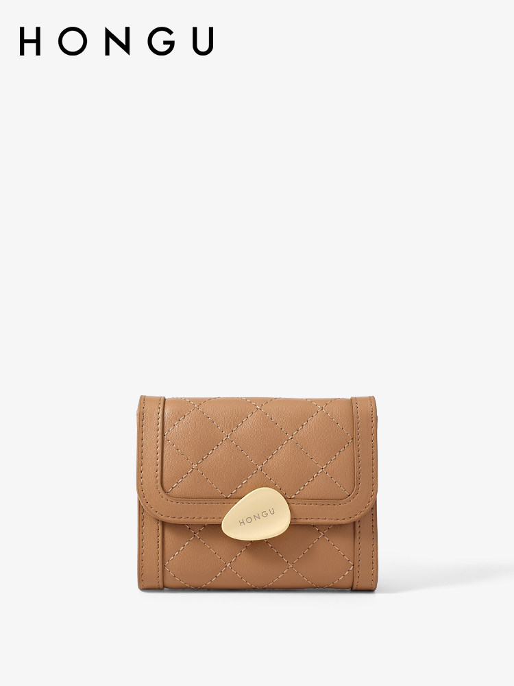 HONGU/红谷女士钱包女短款新款真皮卡包钱夹多功能一体零钱包薄款,箱包皮具/热销女包/男包,钱包,淘宝优惠券,粉丝福利购,淘宝优惠卷