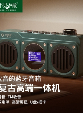 See Me Here/不见不散 BV810蓝牙音箱收音机音便携式迷你重低音炮