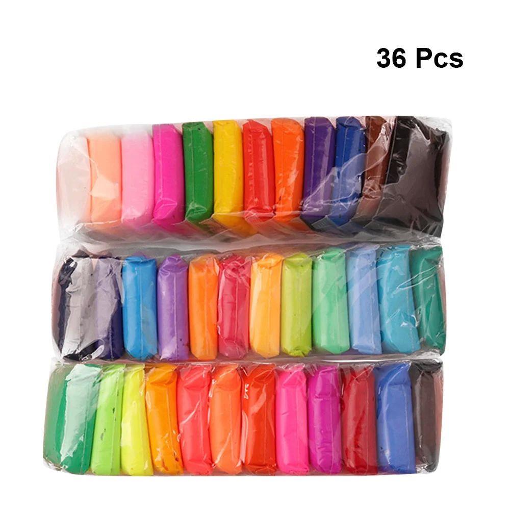 36 Colors Air Dry Clay Moulding Craft Clay Set for Kids with