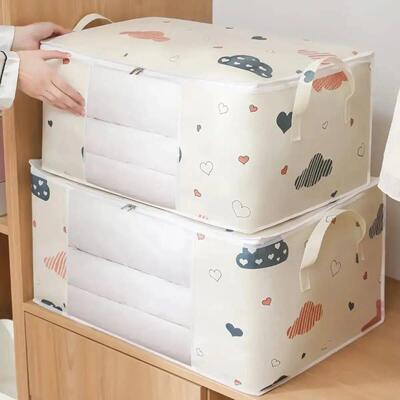 1pc Large/Small Quilt Clothes Storage Bag Moisture Dust Proo