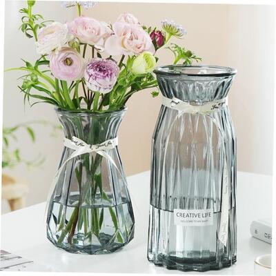Nordic Home Decor Glass Vase Living Room Decoration Flower V