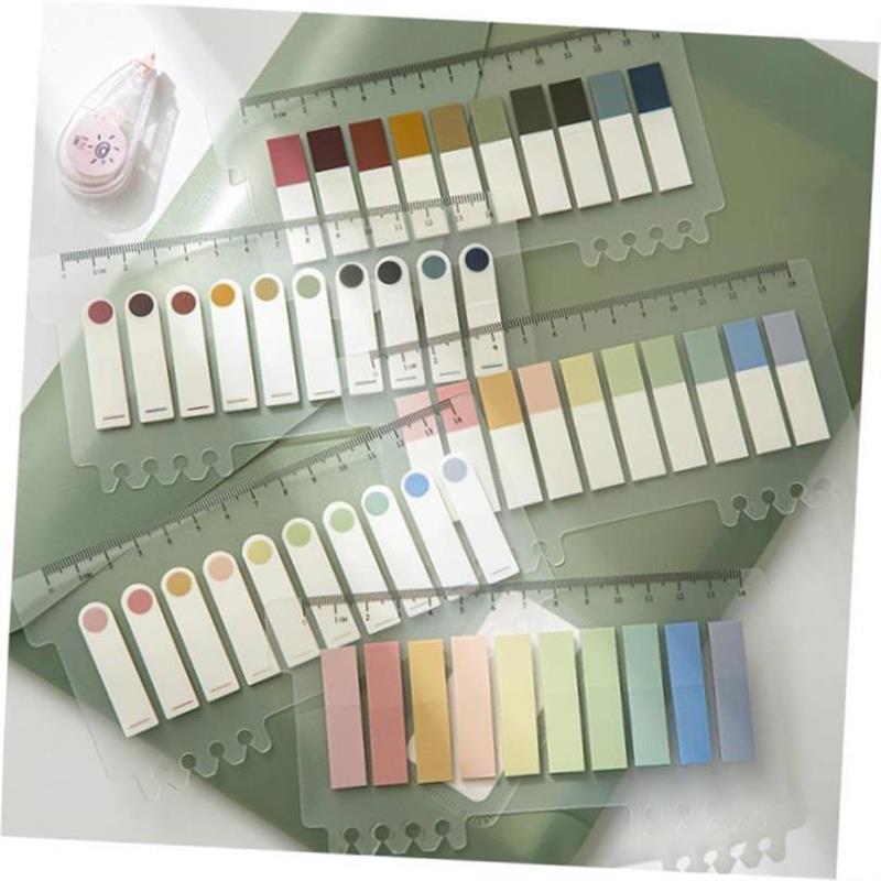 morandi index label sticker highlight sticky notes索引贴标贴