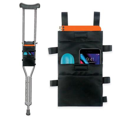 Underarm cane storage bag, portable cane water bottle bag