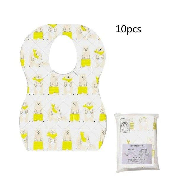 10/20pcs/lot Sterile Disposable Bib Children Baby