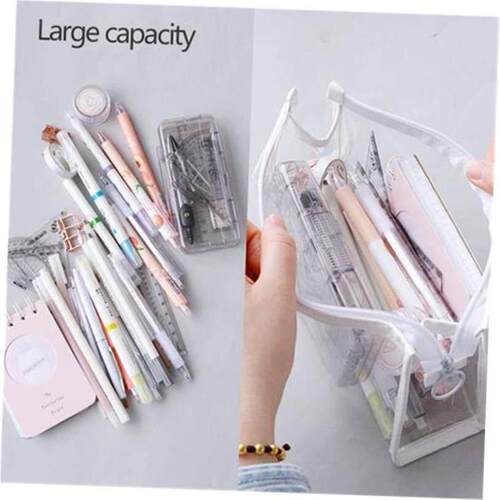 nts Stationery School Supplies Portable Pen Pencil Pouch Bag