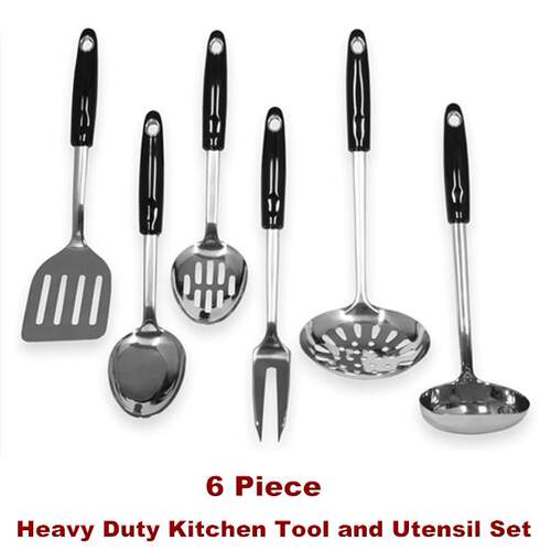 Turner Spatula Basting Spoon Meat Cooking Fork Skimmer