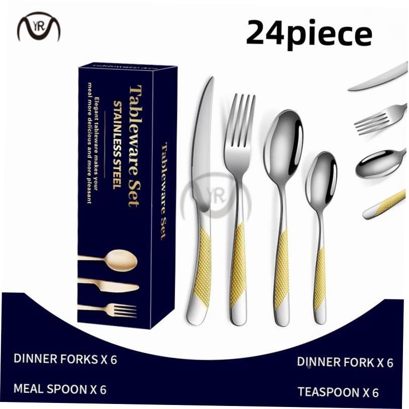 western other tableware steak cutlery set knife fork spoon