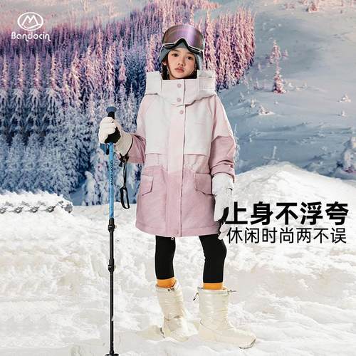 半度闲冬季连帽加绒派克服外套