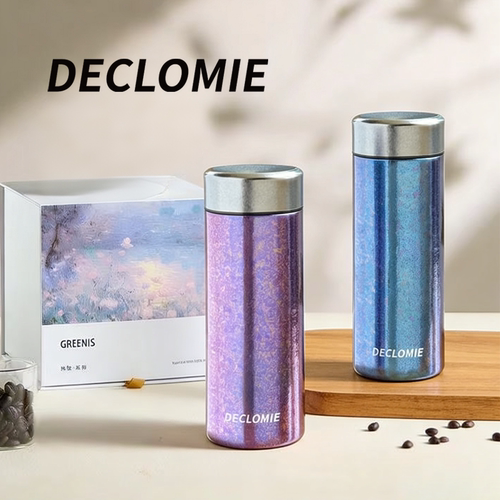 DECLOMIE/迪克洛米内外纯钛户外300 毫升保温杯