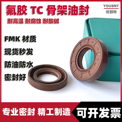 TC氟胶油封内径53mm耐高温骨架