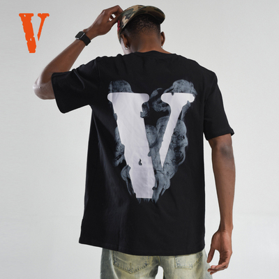 VLONE Smoke Demon Angel 烟雾恶魔天使V字短袖T恤 男女同款