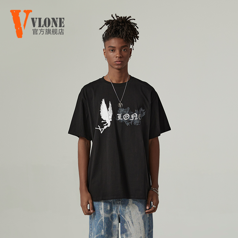 官方常规纯棉休闲短袖VLONE