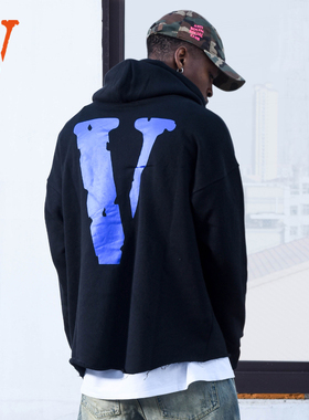 VLONE Staple Hoodie 经典印花背后套头大Logo连帽卫衣 男女同款
