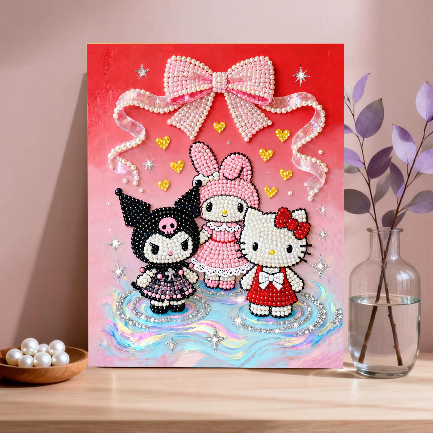 三丽鸥库洛米自粘钻石画高颜值