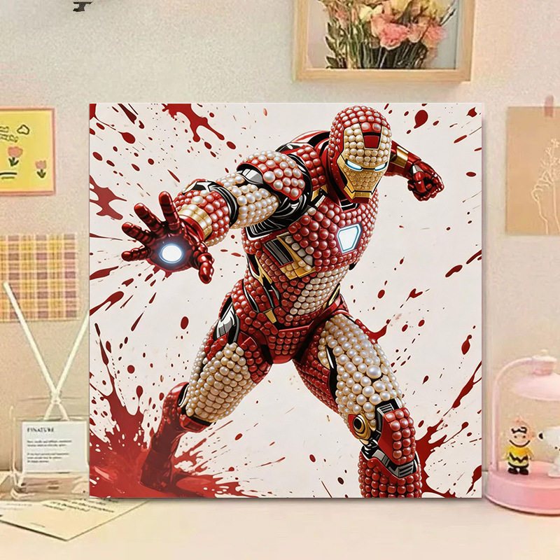 男孩卡通满钻钻石贴画DIY