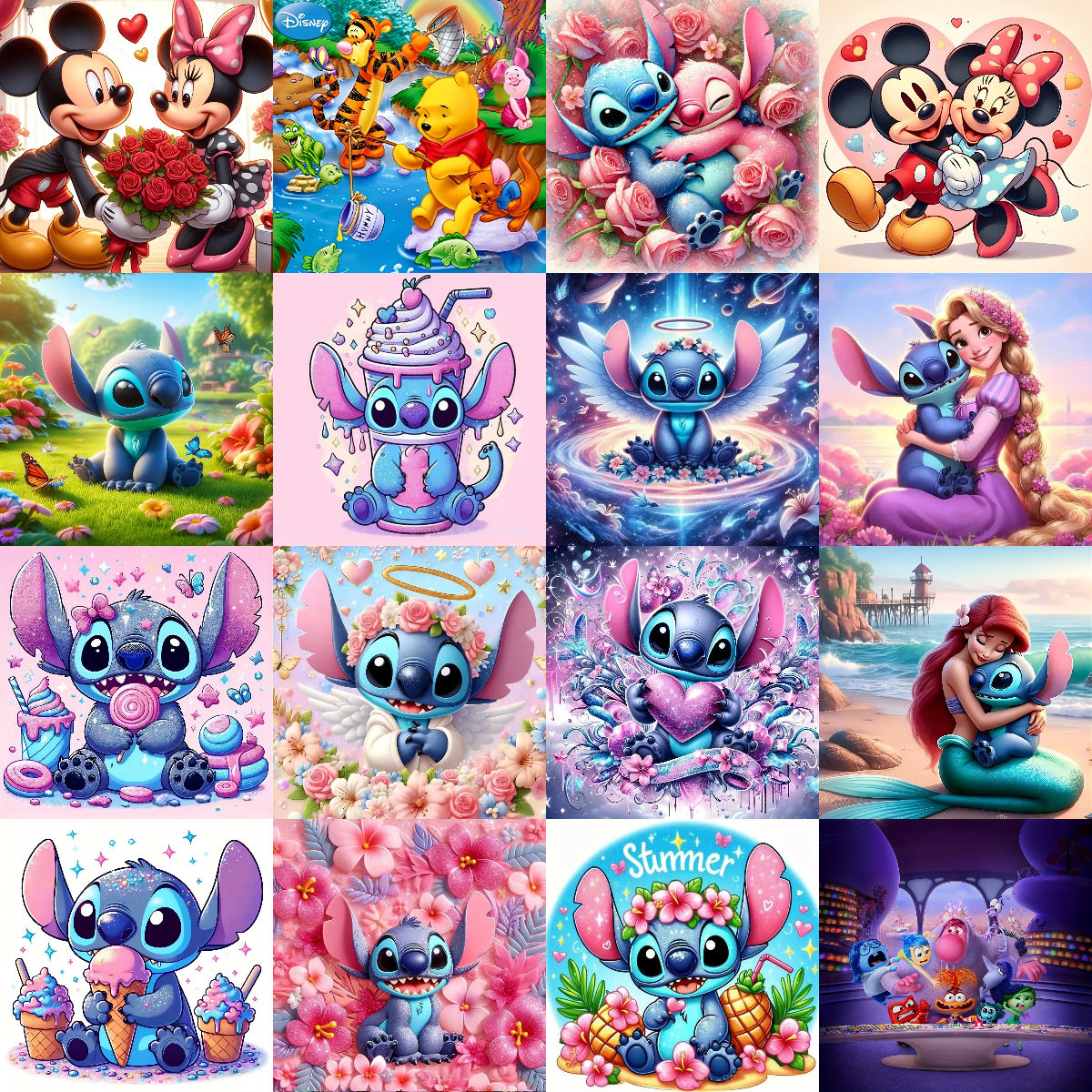 哪吒魔童闹海满钻钻石贴画DIY