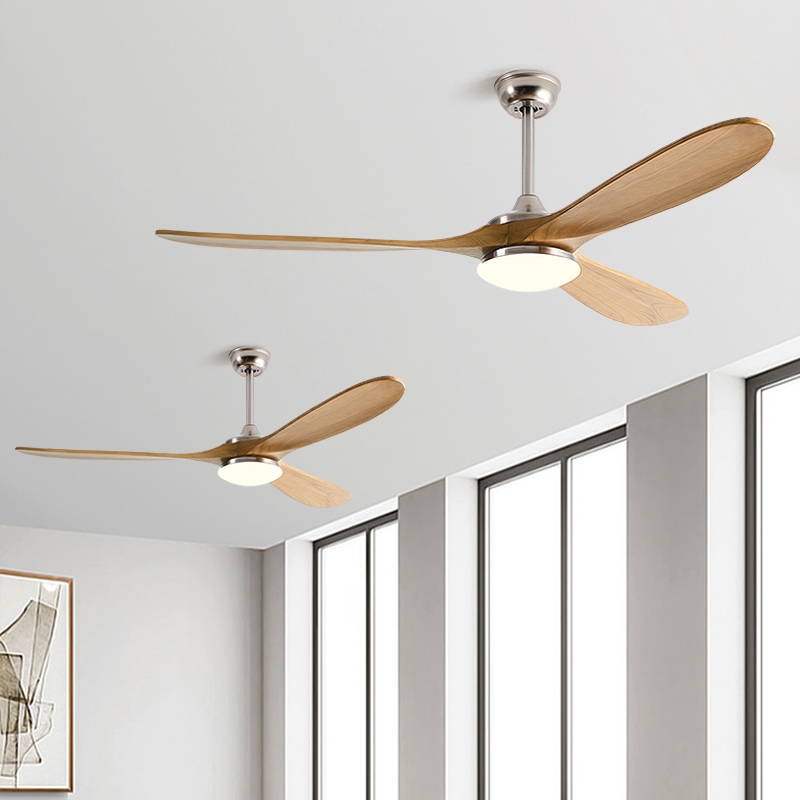 北欧实木风扇灯餐厅吊扇灯家用客