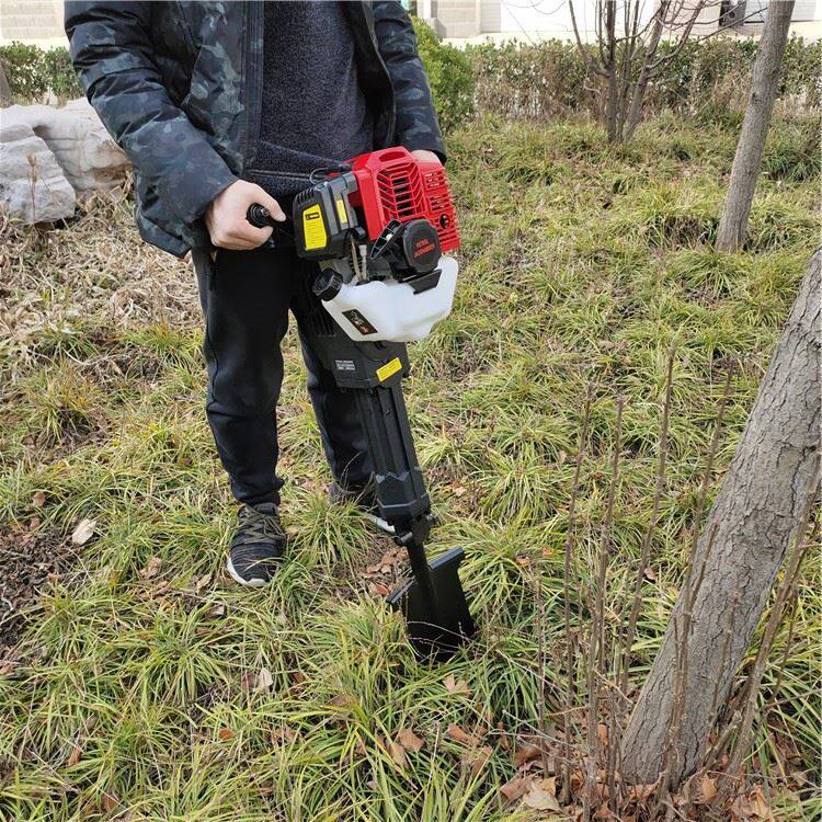 单人操作铲头便携式挖树机 手提式树苗移栽机 带土球汽油挖树机