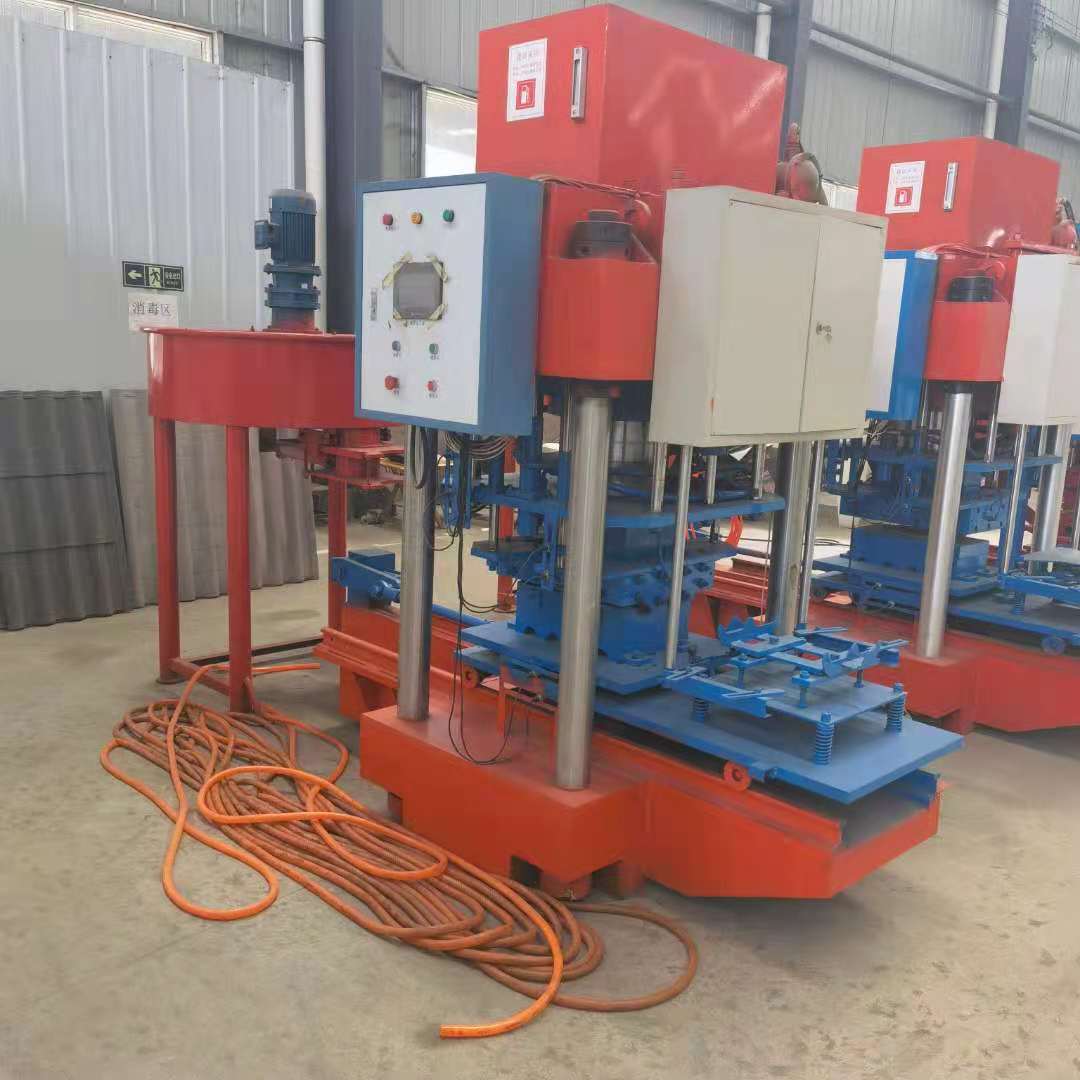 久诚优惠供应现货免烧xl-600压砖(瓦)机水泥全自动彩瓦机