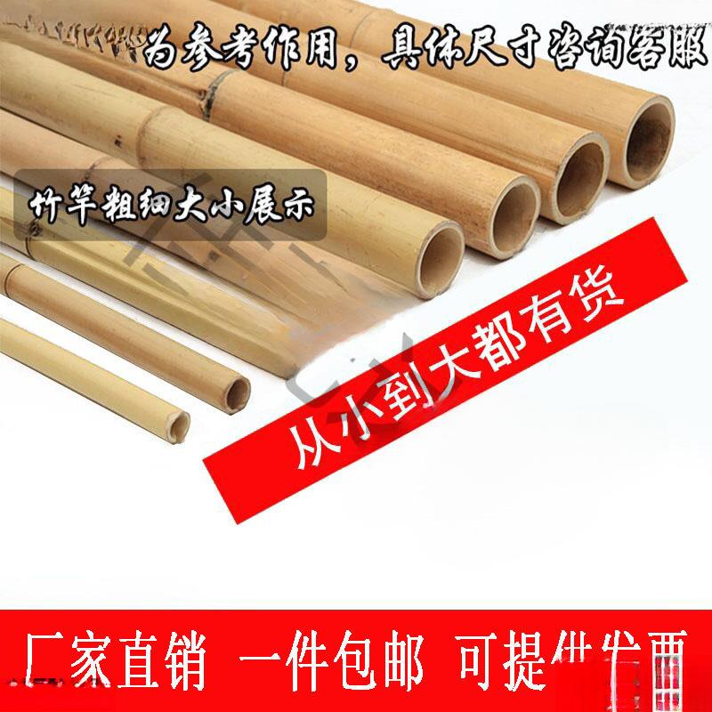 竹竿装饰竹竿楠竹竹杆吊顶隔断防腐竹竿室内粗细竹子民宿装修毛竹