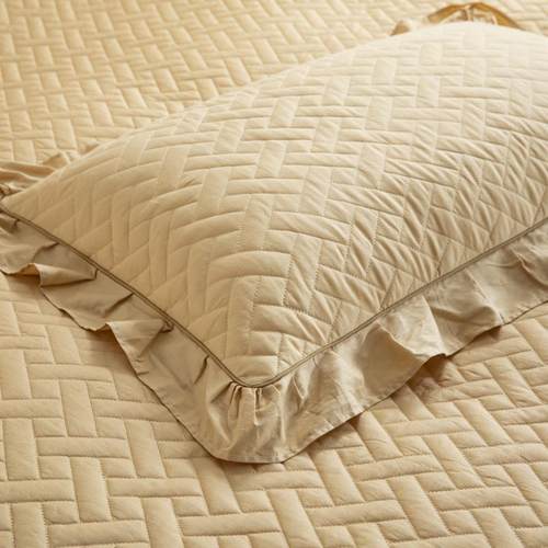 P66D枕套一对装夹棉枕芯套单人成人枕头套一对48*74蕾丝花边