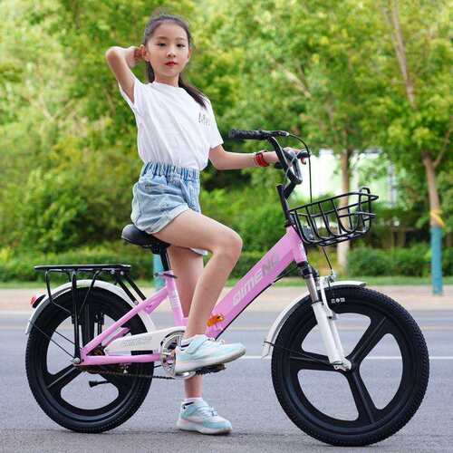 折叠自行车儿童中大童小学生女孩6-14岁脚踏车18-20-22寸单车