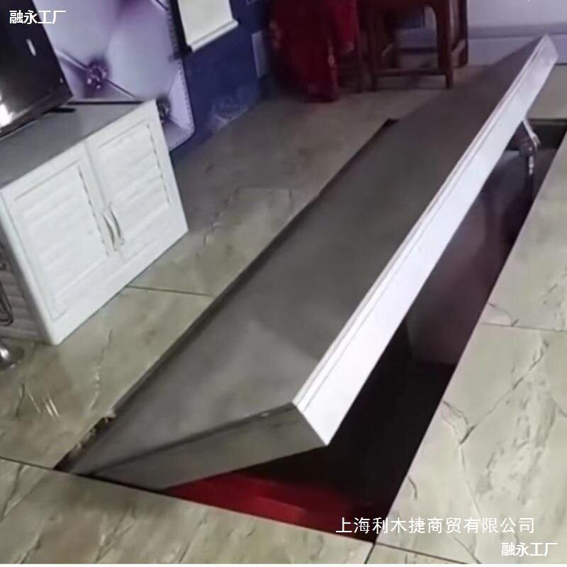 地下室全自动隐藏门上翻酒窖自动隐藏暗门电动隐形门上翻盖门密室