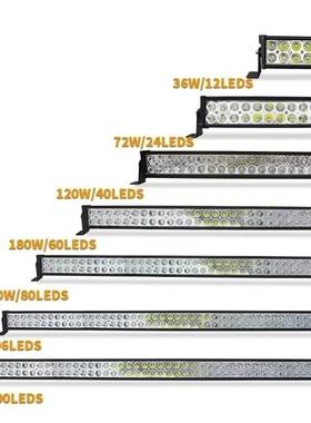 车灯小A曲款120W180W240Wled工作灯长条灯车用越野车