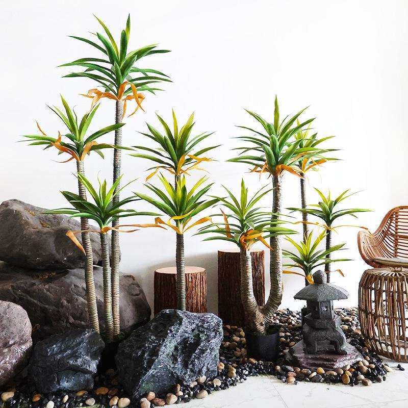 仿真绿植荷兰铁盆栽龙舌兰植物北欧客厅落地室内仿真装饰假绿植树