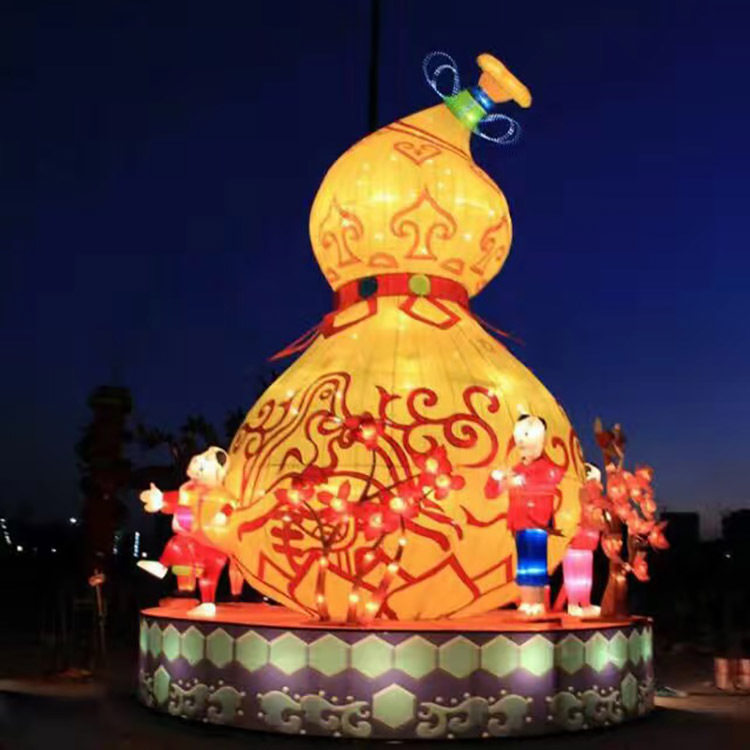春节元霄花灯会灯饰 花灯彩灯会展装饰 迎春灯会场地布置道具批发