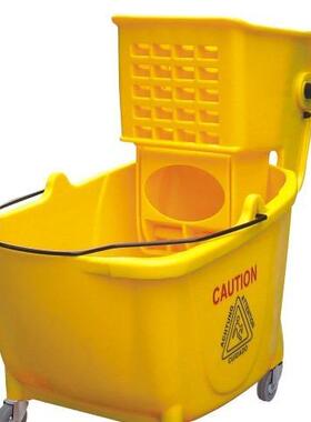年中大促白云清洁AF08079B单桶榨水车挤水车挤水桶拖把桶24L