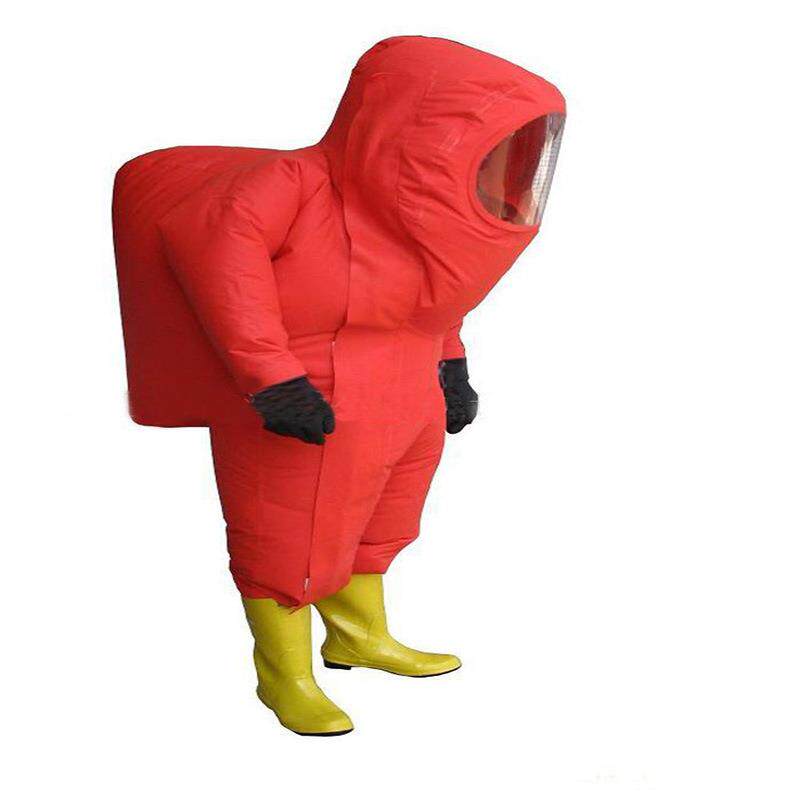 重型防化服全封闭防化服连体气密性液氨防护服化学耐酸碱防化服