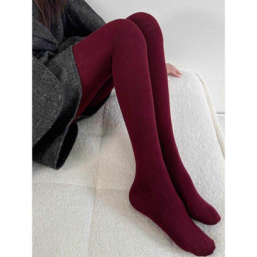 酒红色羊毛连裤袜女外穿秋冬保暖加厚加绒打底裤发热竖条纹打底袜,女士内衣/男士内衣/家居服,连裤袜/打底袜,淘宝优惠券,粉丝福利购,淘宝优惠卷
