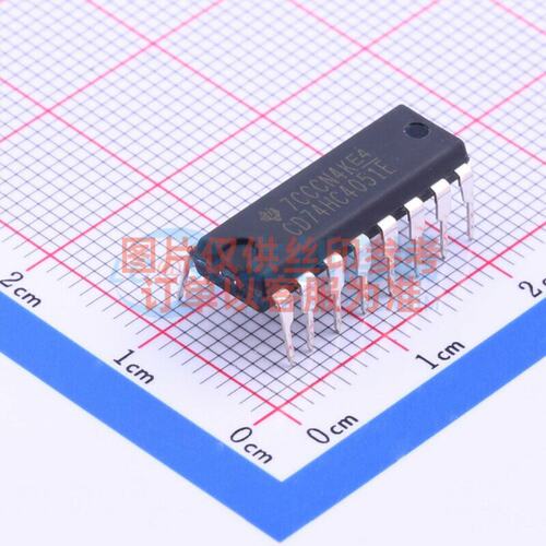 模拟开关/多路复用器 CD74HC4051E PDIP-16 TI/德州 电子元件配单