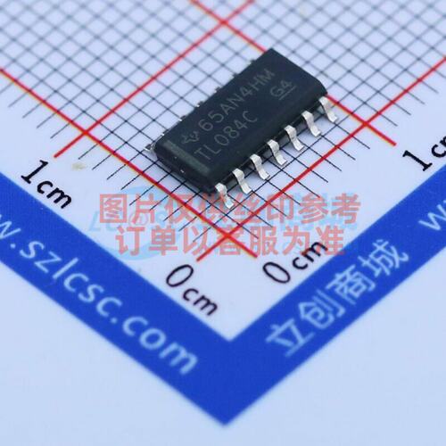FET输入运放 TL084CDR SOIC-14 TI/德州 电子元器件配单原装正品
