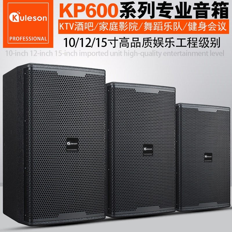 kuleson专业音响家庭ktv会议舞蹈外k歌10/12/15寸音箱室嗨房户