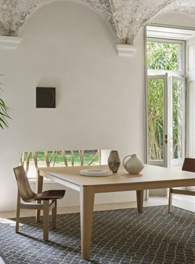 意大利进口正版 Agapecasa 实木餐桌Compensato