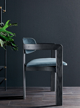 意大利进口正版 Gallotti&Radice 餐椅 0414 扶手书椅现代轻奢风